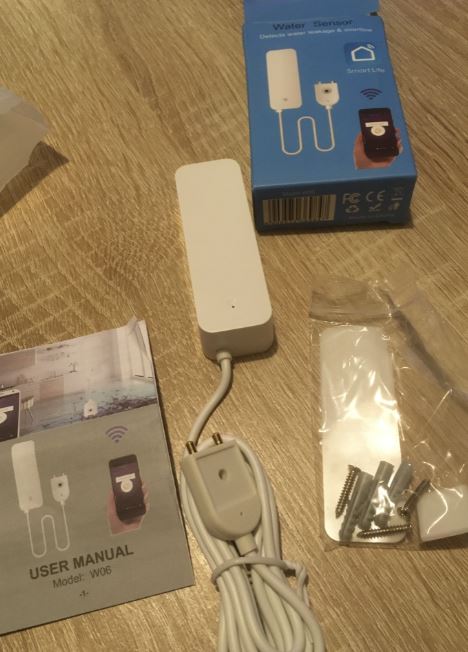 Inhoud water sensor