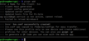pivpn add