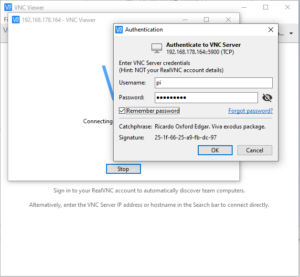 VNC connectie