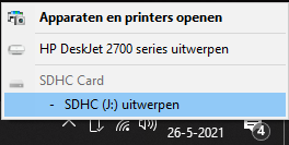 USB veilig verwijderen