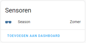 Seizoen zomer