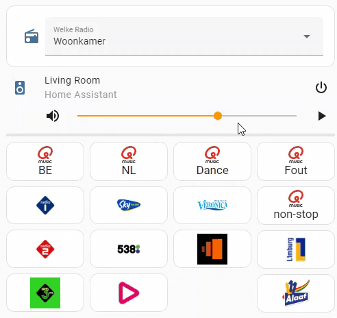 Radio browser menu