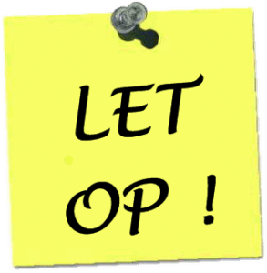 let op!