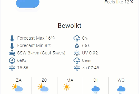 Platinum Weather Card