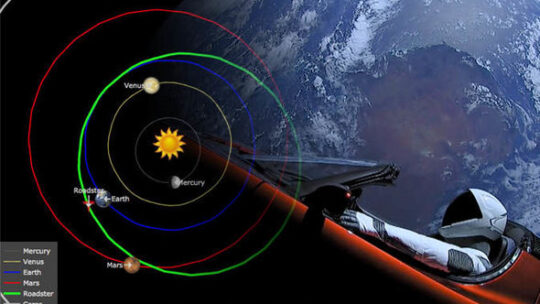 SpaceX lanceringen en Starman