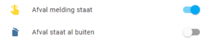 Afvalwijzer staat al buiten