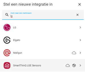 LG integratie