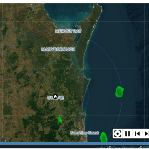 Weather radar card